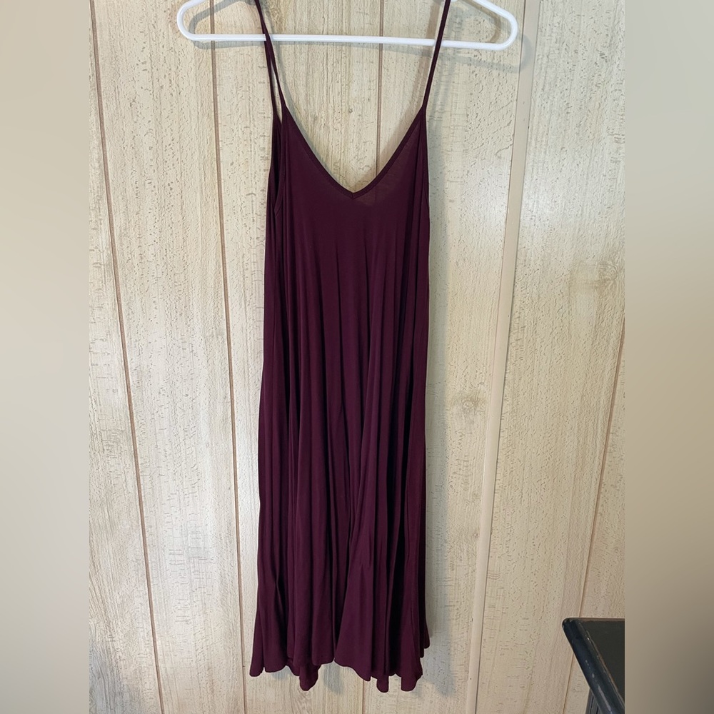 🔴Maroon Swing Dress
